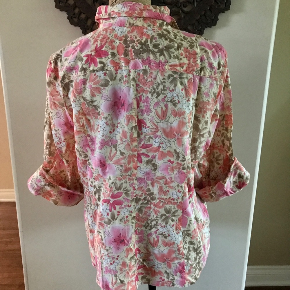 Loft Spring Floral Blouse - Picture 3 of 7
